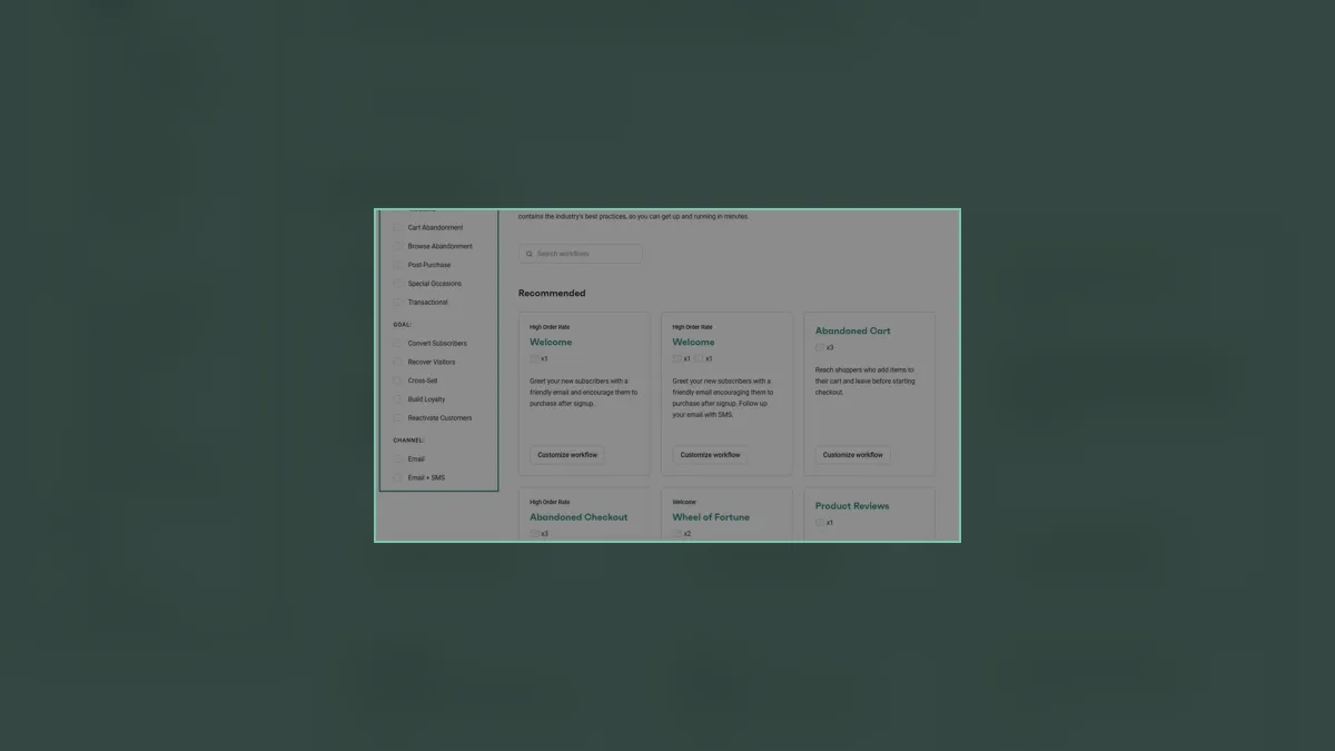 Omnisend Review featured image showing the Omnisend app